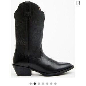 Shyanne Black Leather Cowboy Boots C 3 B 9